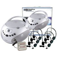 Hamilton Buhl Basic CD/Am-FM Listening Center, 6 Stations, Carry Box