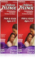 Children's Tylenol, Grape Splash Flavor - 4 oz. - 2 pk.