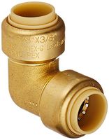 Mueller 631-002 DZR Lead-Free Brass 90-Degree Elbow, 3/8-Inch