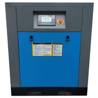 HPDAVV Rotary Screw Air Compressor 7.5HP / 5.5KW - 29-25CFM @ 125-150PSI - 230V/ 1-Phase/ 60Hz - Variable Speed Drive - NPT1/2" Skid Industrial Air Compressed System with Built-in Oil Separator