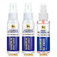 Multi-Purpose Rust Remover, Uscharm Anti-Rust Lubricant Multipurpose Rust & Iron Stain Remover Rust Removal Iron Stain Removal Toilet Stain Remover (White, 3 Pack)