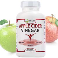100% Organic Apple Cider Vinegar up to 2,400 mg per Day. 60 Capsules Fast Cleanse Weight Loss, Appetite suppressant, Bloating Relief. Raw ACV Diet Fat Burner & Detox Pills.