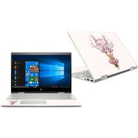 MightySkins Skin Compatible With HP Envy x360 Convertible 15" (2018) - Spring Deer | Protective, Durable, and Unique Vinyl Decal wrap cover | Easy To Apply, Remove, and Change Styles | Made in the USA