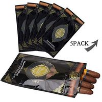 XIFEI Cigar humidor Bag,8.25 X 5 Inch Perfect Humidor Bag for Cigars -Travel Humidor 5packs