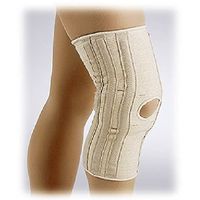 FLA Hospital Grade Elastic Knee Support w/Spiral Stays & Condyle Pads Beige Small