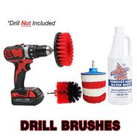 Water Spot Remover, Plus Drill Brushes and Pads, Home Deep Cleaning Kit for Kitchen and Bathroom, Clean Tile and Grout, Cleaning Brush for Drill, Drill Scrub Brush, Drill Brush Attachment