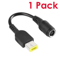 Tip Converter Adapter Cable 7.9 to Square tip for Lenovo Power Supply ThinkPad X1 Carbon 0B47046 Laptop Lenovo Ideapad Yoga 11 11s 13 2 Pro Flex 14 15 Lenovo ThinkPad Helix x240 Carbon X1 [1PACK]