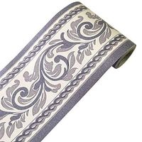 Yifely Moistureproof PVC Wallpaper Border Peel & Stick Scroll Wall Borders Sticker Home Decor