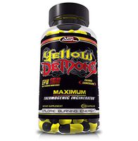 ASL Yellow Demons Fat Loss/Cutting Supplement & Premium Thermogenic Incinerator, 100 Capsules