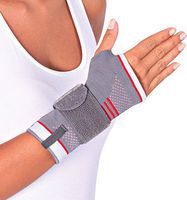 ORTONYX Wrist Support Brace with Splint for Carpal Tunnel Arthritis - XL-XXL/Right Gray/Red