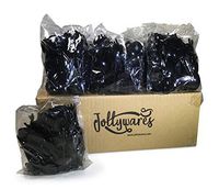 Jollywares 3.5" Love Heart-Shaped Disposable Mini Plastic Tasting Spoons (Black)(10 Packs of 180 pcs)