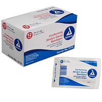 Dynarex Stretch Gauze Bandage Roll Sterile 2 Inches by 4.1 Yards, 12 Rolls each (Pack of 1)