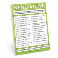 Knock Knock 12092  Nifty Note Pad, Nerd Alert
