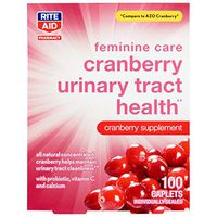 Rite Aid Feminine Care Cranberry Urinary Tract Health - 100 Caplets | Cranberry Supplement
