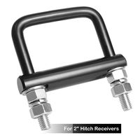 CZC AUTO Hitch Clamp Anti-Rattle Stabilizer Heavy Duty Cross Clamp 2 Inch For Hitches On Trailers of Trucks SUV Vans RV, Hitch Tightener Clamp for Hitch Tray Cargo Carrier Bike Rack Trailer Ball Mount