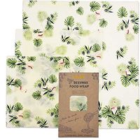 Beeswax Food Wrap - Real 100% Natural Organic Bees Wax Wraps for Sustainable Reusable Food Storage, Press n Seal by Hand, Lasts Up to One Year | S, M, L 3-Pack by altobravo