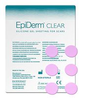 Epi-Derm Epi-Tabs (6) (Clear Circles) Silicone Scar Sheets from Biodermis