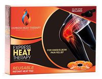Portable/Reusable Instant Heat pad for Knee/Elbow Pain Relief - with an Adjustable Velcro Strap to Secure The HOT/Cold Pack in Place - Approved Device by Express Heat Therapy Inc.