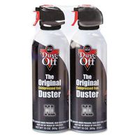 Dust-Off : Disposable Compressed Gas Duster, Two 10oz Cans per Pack -:- Sold as 2 Packs of - 2 - / - Total of 4 Each