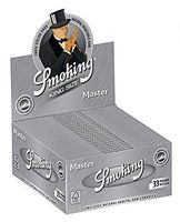 25 Smoking Brand Master Ultra Thin Ultra Slim Leaf King Size Cigarette Rolling Papers Packs (33 Leaves/Pack) + Beamer Smoke Sticker. For Legal Smoking Herbs, Rolling Tobacco, Herbal Mixes, Rollers,Ryo