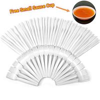 Chanok Plastic Forks & Knives Disposable White/Plastic Salad Forks Cutlery Knives Heavy Duty Bulk/Safe for Kids Tableware For Party, Picnic Dinners, Travels, Family Gatherings [100 Count]