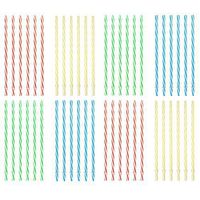 Sunshine Mason Co. Plastic, Reusable Drinking Straws 48 pieces, Multi Colors