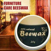 Natural Wood Seasoning Beeswax Complete Solution Furniture Care Beeswax 20/200g Home Cleaning Cleaner and Protector Wax.Removes Scuff Marks, Grease, Grime,Dirt Buildup (20g)