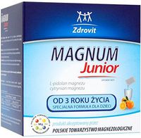 Magnum Junior - 20 sachets - is recommended especially for children nervous and hyperactive - for children from 3 years of age. by NP Zdrovit