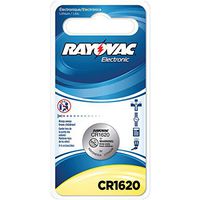 RAYOVAC KECR1620-1C 3-Volt Lithium Keyless Entry Battery (1 pk CR1620 Size)