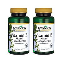 Swanson Vitamin E Mixed Tocopherols 200 Iu (134 Milligrams) 250 Sgels (2 Pack)
