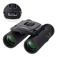 Binoculars Mini Pocket Binoculars Import Full Optical Glass Mini Lightweight Binoculars Foldable for Opera Concert, Travel, Hiking, Bird Watching, Observing Outdoor Scenery, Hunting, Climbing