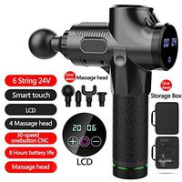 SLTY Personal Muscle Massage Gun,Percussion Massage Gun,Massage Guns,Percussion Massage Guns Tool 4 Heads 30 Speeds Vibration Muscle Body Therapy Massager