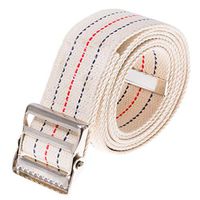 COW&COW Gait Belt 54inch - with Metal Buckle - Transfer Walking and Standing Assist Aid for Caregiver Nurse Therapist 2 inches(Beige)