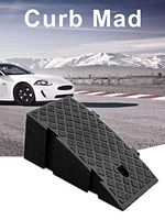 Leiyini 2pcs Portable Lightweight Plastic Curb Ramps Heavy Duty Plastic Threshold Ramp Kit Set for Car Bike Motorcycle with 16CM Height for Driveway Car Truck Scooter Bike Motorcycle Wheelchair