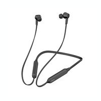 QCY L2 Neckband Bluetooth Headphones with ANC Active Noise Cancelling Wireless Headphones with Built-in Magnets IPX4 Splashproof 13 Hour Playtime & CVC 6.0 Noise Cancelling Mic
