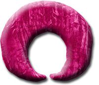 Candi Andi Handmade Weighted Neck & Shoulder Wrap | Flaxseed Filled | Hot/Cold Pad |Soothing Muscle Pain, Tension & Stress Relaxer | Crushed Velvet | Lavender Scented | Hot Pink