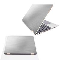 MightySkins Skin Compatible with HP Spectre x360 15.6" (2018) - Cold Steel | Protective, Durable, and Unique Vinyl Decal wrap Cover | Easy to Apply, Remove, and Change Styles | Made in The USA