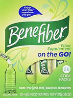 Benefiber Taste-Free, Sugar-Free Fiber Supplement Stick Packs for Digestive Health - Family Size 2 Pack ( 56 Count Total )