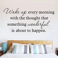 ❤Ywoow❤ 🍀 Wake up Every Morning Removable Art Vinyl Mural Home Room Decor Wall Stickers