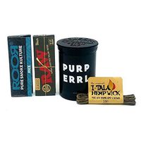 I-Tal Hemp Wick 3ft (3 Pack) with RAW Rolling Papers