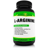Nique Nutrition Premium L-Arginine Dietary Supplement for Increased Metabolism, to Increase Energy Levels and Improved Workout Performance - 60 Veggie Capsules