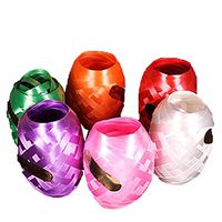 6Pcs Foil Balloon Ribbon Rope Strap Decor Curling Ribbon Roll for Parties, Festival, Florist, Crafts and Gift Wrapping