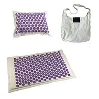 Lotus Spike Acupressure Massage Mat Relaxation Relieve Stress Tension Body Yoga Mat Relieve Body Stress Pain Spike Cushion Mat,Purple