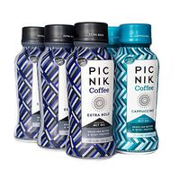Picnik Keto Variety Pack, Extra Bold & Cappucino, 10 Fluid oz (Pack of 6)
