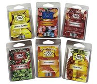 Coo Candles 6 Pack Soy Wickless Candle Wax Bar Tart Melts - Fruity Pack - Includes one 6 Cube Package of Each of Fruity Loops, Lemon Pucker, Mango Papaya, Pomegranate, Pineapple, and Apple Orchard