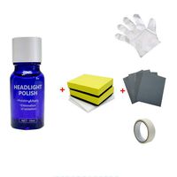 Kiode High Density Headlight Polish Liquid Cars Restoration Fluid Durable Car Repairing Kit 10ml