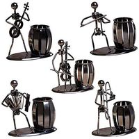 CHAO 5 Pcs Band Playing Pen Holder, Made of Metal, Multipurpose, Sturdy, Durable, Anti Rust, Used for Many Homes, Schools, Teachers, Executive Secretaries, Etc