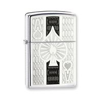 Zippo Ace High Polished Chrome Lighter