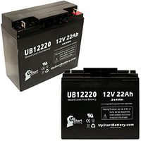 2 Pack Replacement for Power Patrol SLA1116 Battery - Replacement UB12220 Universal Sealed Lead Acid Battery (12V, 22Ah, 22000mAh, T4 Terminal, AGM, SLA)