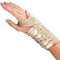 OTC Wrist Brace, Soft-Fit, Suede Finish, Small (Right Hand)